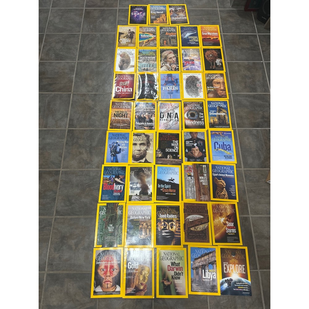 National Geographic Magazine Lot of 43
